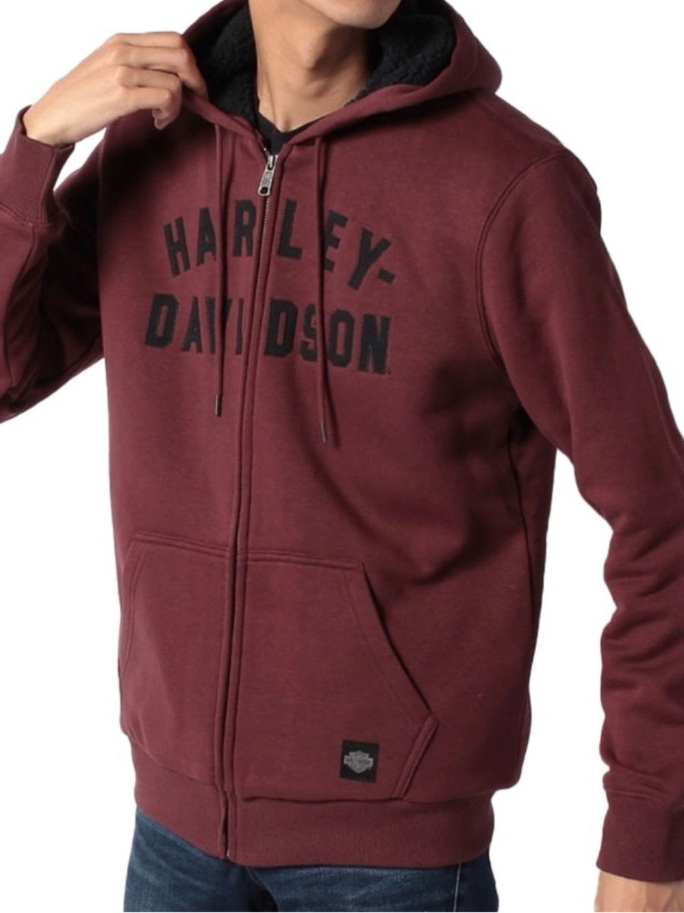 HARLEY DAVIDSON Sherpa-Lined Hoodie